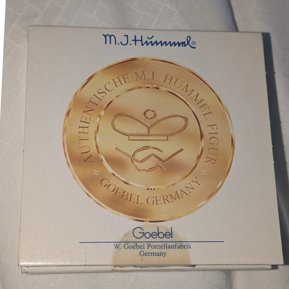 Goebel Hummel Doll Bath Doll Bath Miniature Plate‎ Hum 993 Germany 3.125in Box